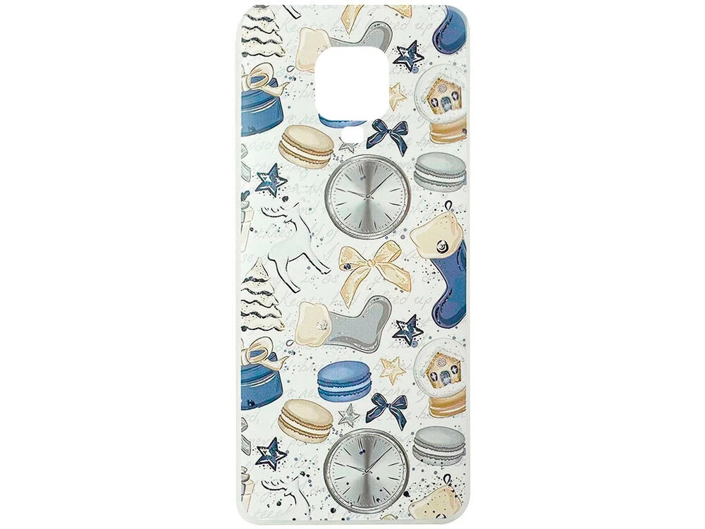 Накладка силікон Print Redmi Note 9s/Note 9 Pro/Note 9 Pro Max Holiday mood blue