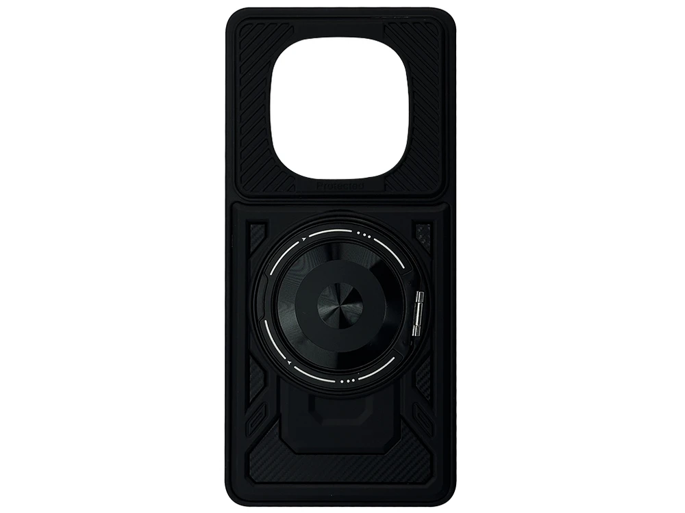 Протиударний Armor MagSafe + Ring Redmi Note 14 Pro black