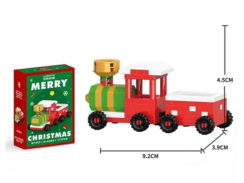 Конструктор фігурка Пікселі CHRISTMAS Train