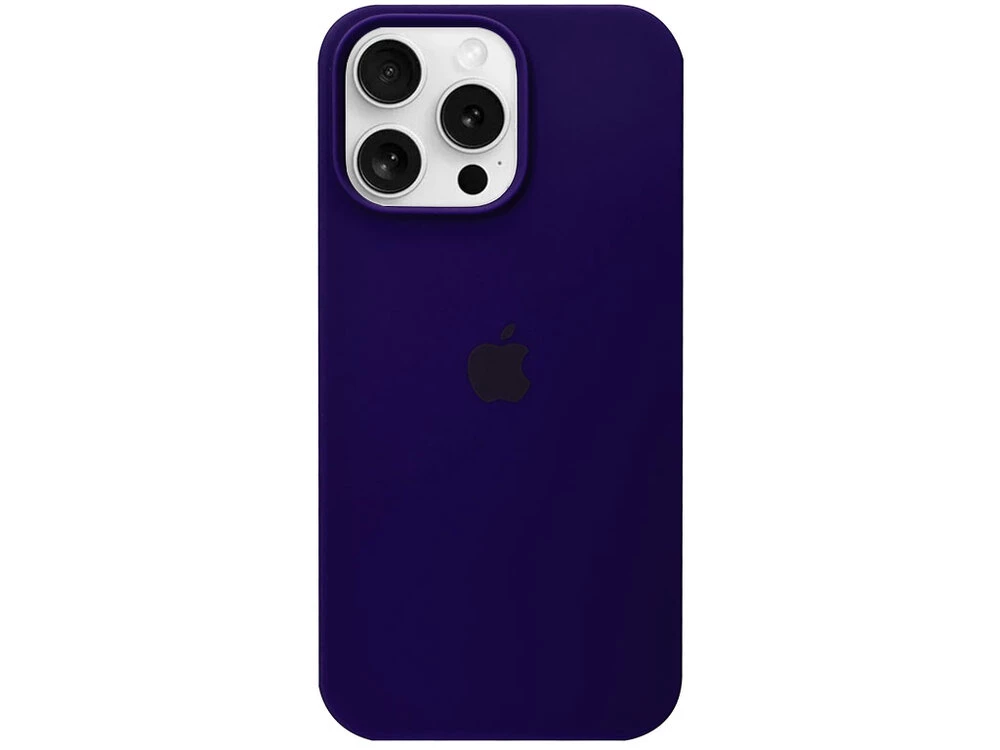 Case soft touch низ iP 15 Pro Max (30) ultra violet