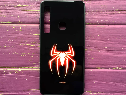 TPU+Glass Fosfor A9(18) Spiderman