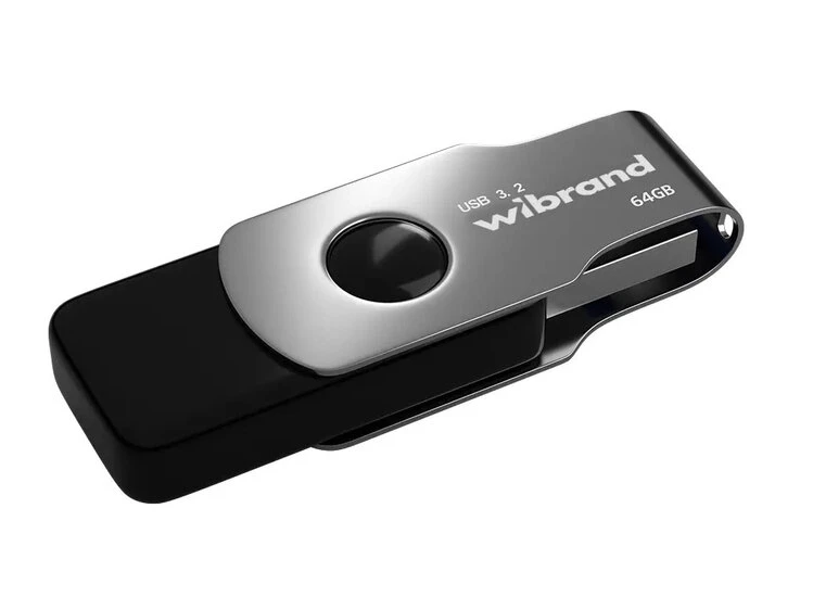 USB Flash 3.2 Wibrand Gen1 Lizard 64GB black