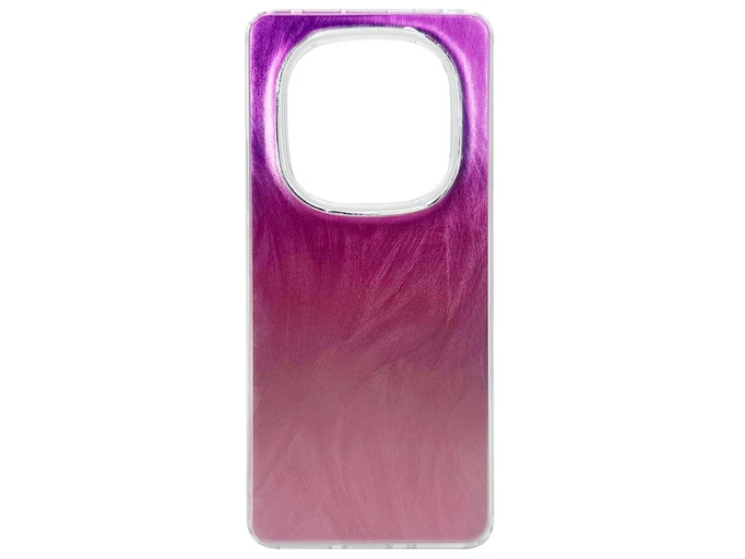 Накладка Paint Stroke Gradient Redmi Note 14 Pro purple/pink