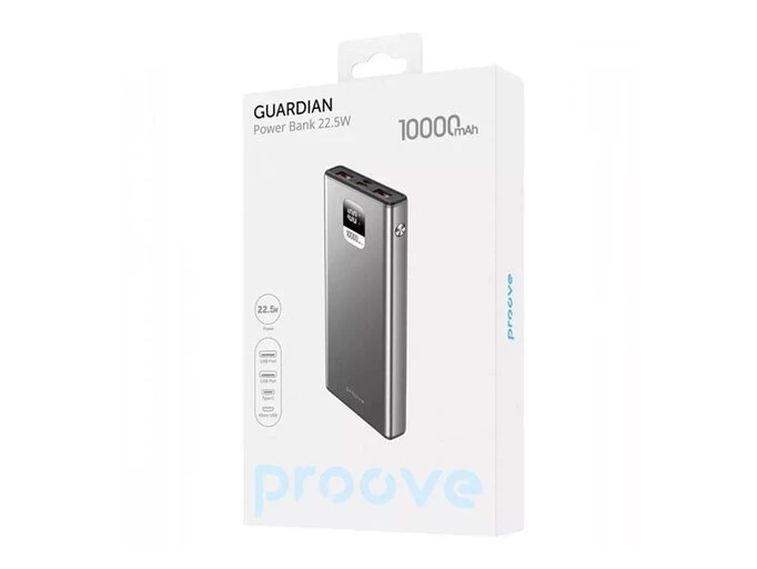 Повербанк Proove Guardian 10000mAh 22.5W черный