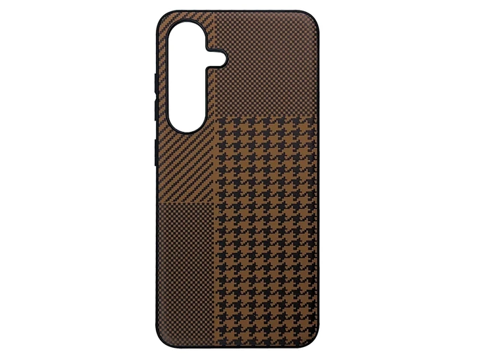 Чохол TPU+PC Grid Samsung Samsung S25 bronze