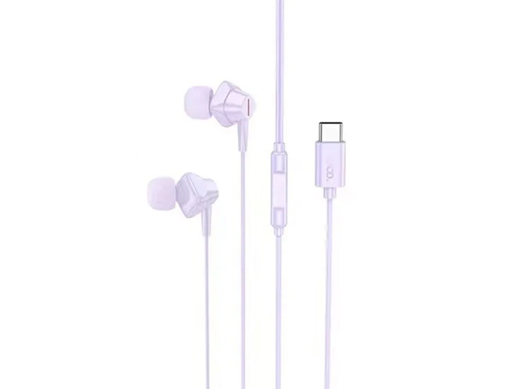 Наушники Hoco M113 Type-C фиолетовые