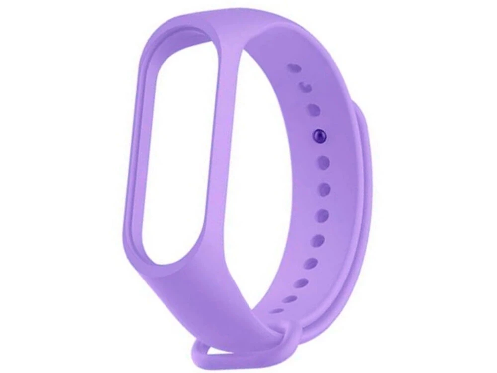 Ремінець силікон Mi Band 3/4 light purple