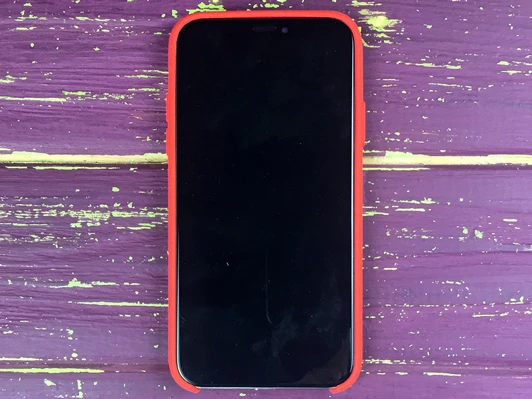 Case soft touch iP Xs Max (14) red