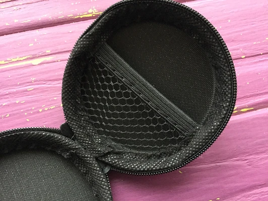 Чехол для наушников круг orange