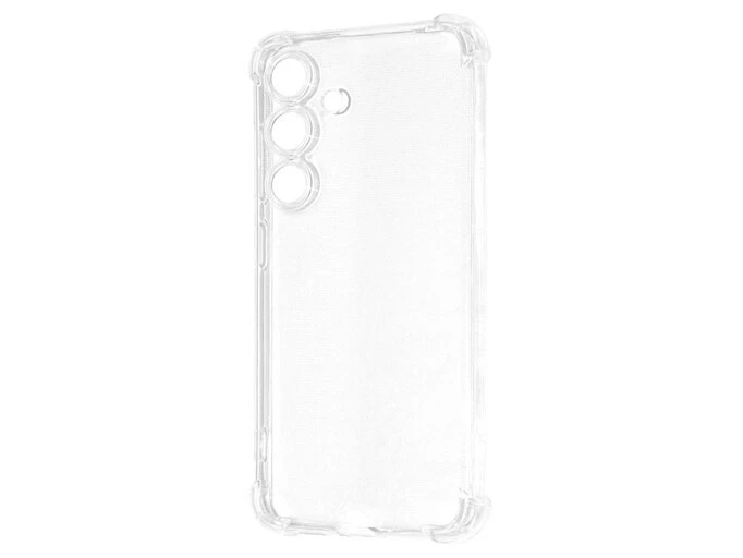 Ультрапрочный силиконовый чехол Samsung S24 FE clear