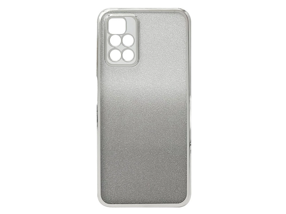 Накладка Ombre Glitter Redmi 10/Note 11 silver