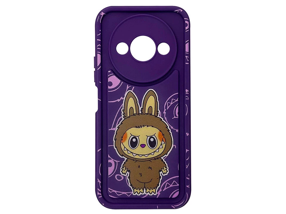 TPU Labubu Redmi A3 фиолетовый