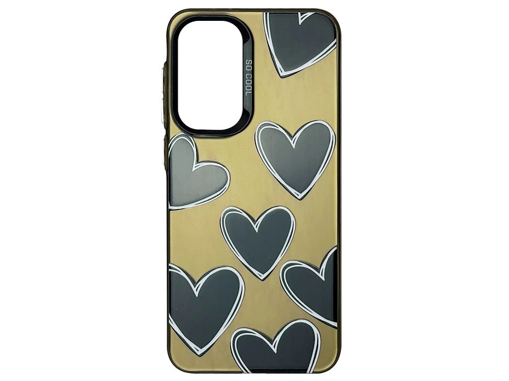 Накладка So Cool Print Samsung A17 black heart