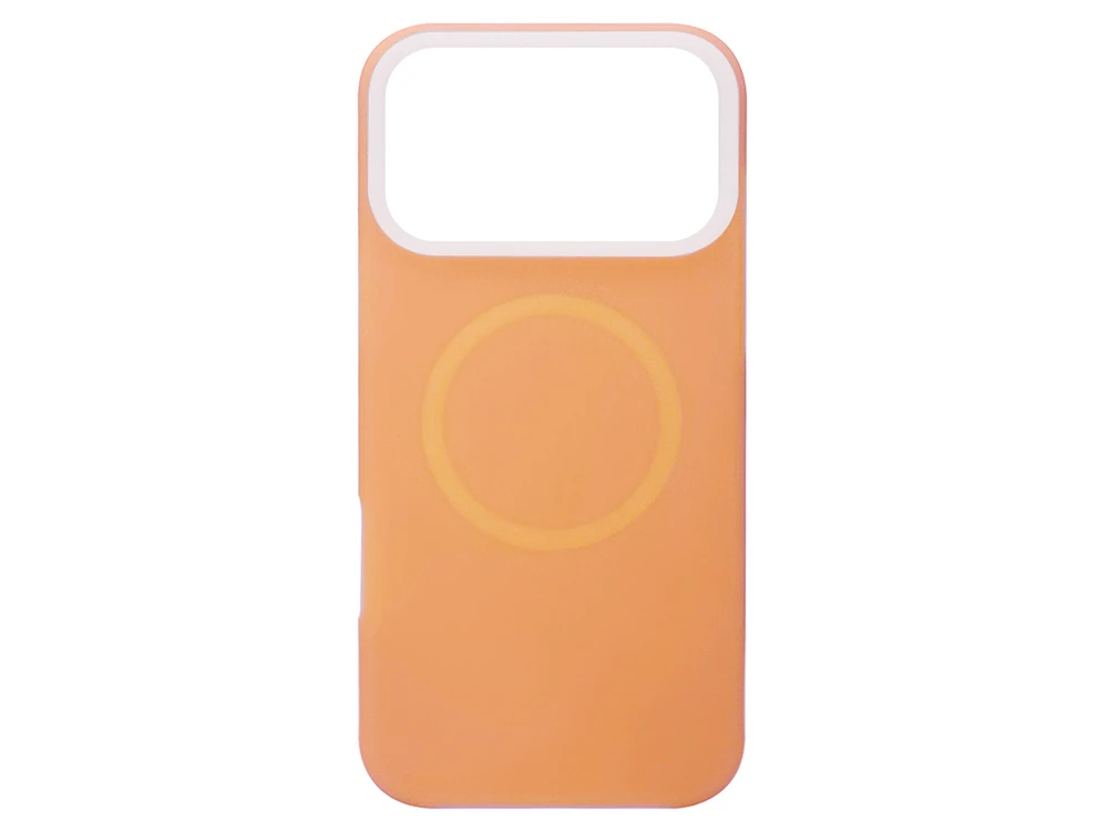 Case soft touch Silicone Full MagSafe низ iPhone 17 Pro Max apricot