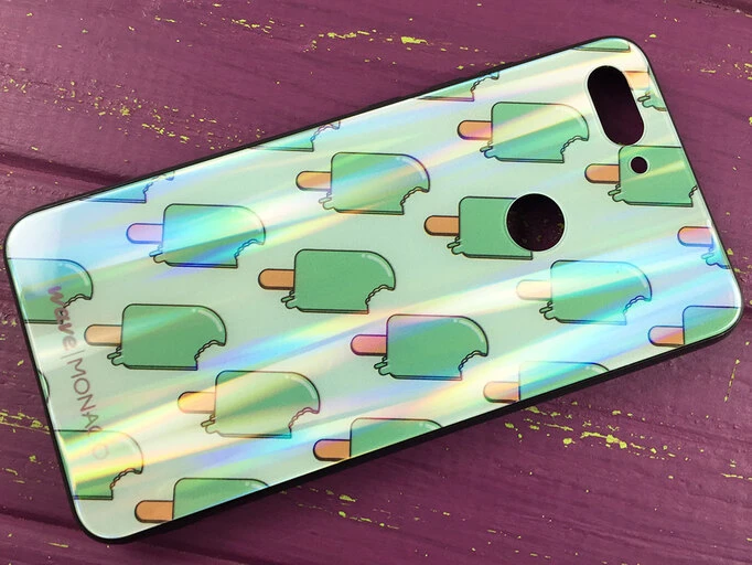 TPU+Glass Monaco Mi8 Lite мороженое