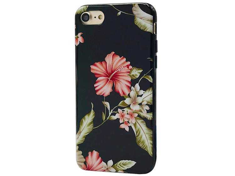 Принты Джон Лилии на черном iPhone7