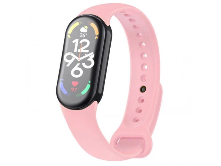 Ремінець силікон Mi Band 8/9/10 pink