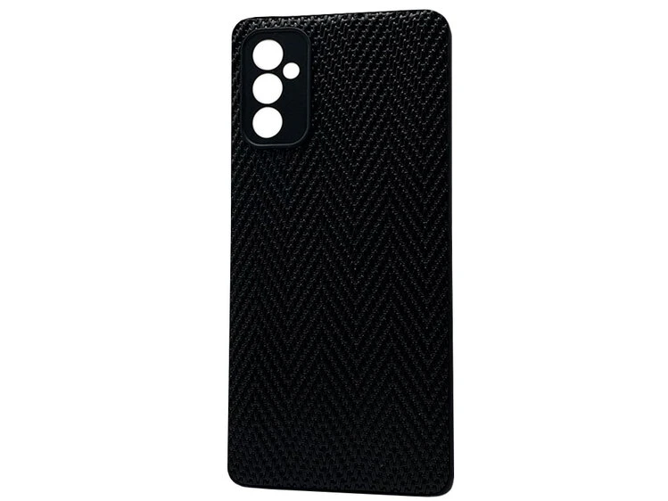 Накладка Leather Weaving Samsung M52 black