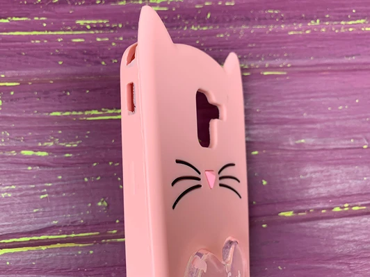 3D CAT&#039;S Love Samsung A8+ (18) Pudra