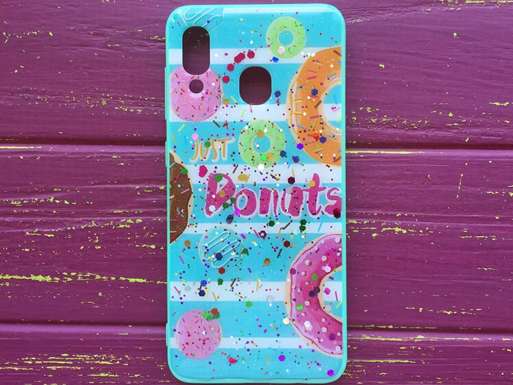 Накладка Summer Samsung M20 donuts
