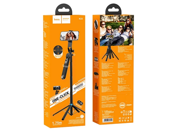 Монопод-трипод Hoco K22 черный