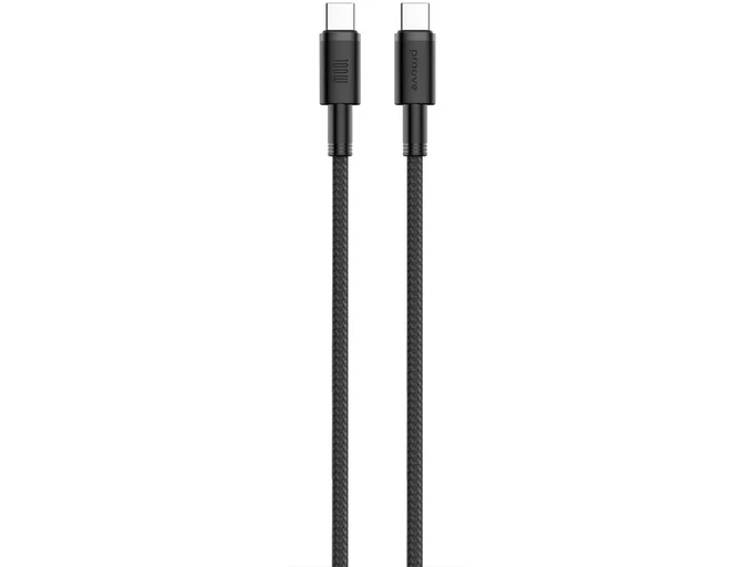 Кабель Proove Nylo Type-C to Type-C 5A 100W (1.5m) black