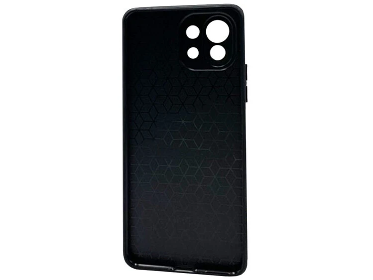 Накладка Leather Weaving Xiaomi Mi 11 Lite black