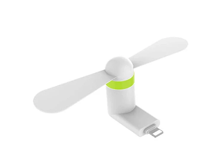 Портативний вентилятор Mobile Lightning white