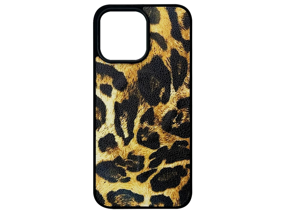 Накладка Animal Leather MagSafe iPhone 14 Pro Max leopard