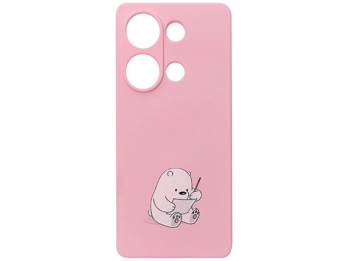 Силікон Case Art Redmi Note 13 Pro 4G/Poco M6 Pro 4G/Redmi Note 14S pink bear