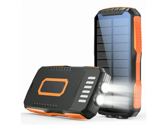 Power Bank SOLAR Charger YD-819S 25000 mAh black