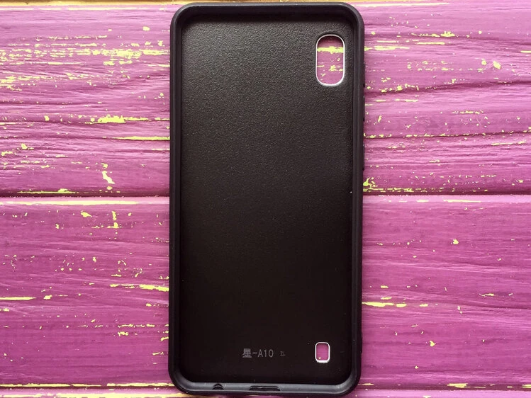 TPU+Glass Samsung A10 Black