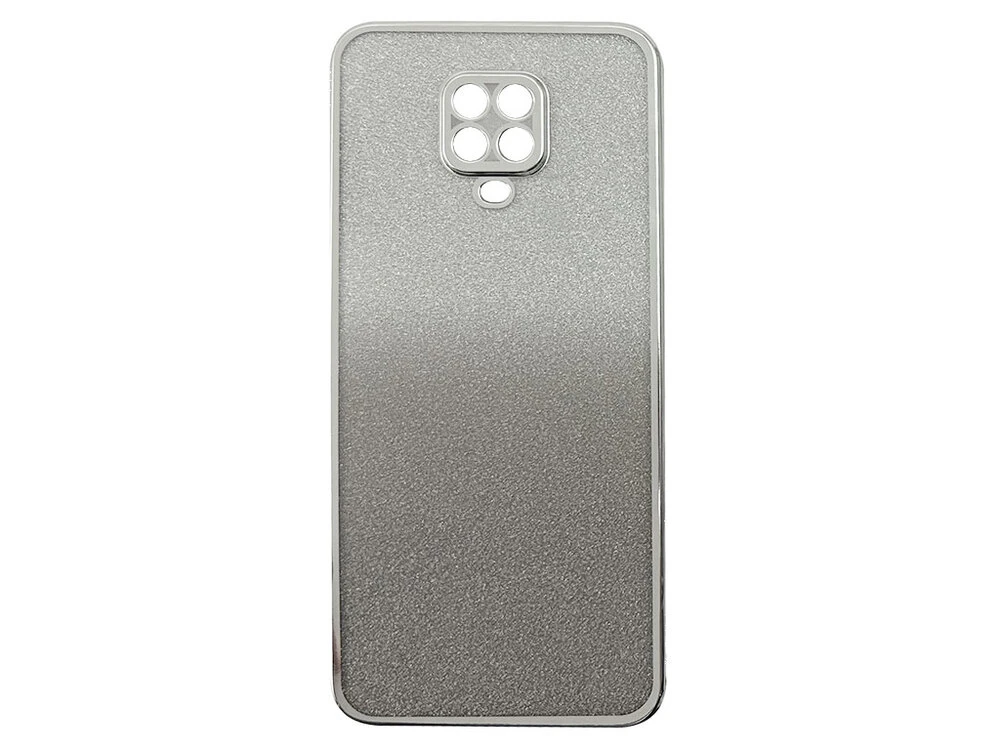 Накладка Ombre Glitter Redmi Note 9s/Note 9 Pro/Note 9 Pro Max silver