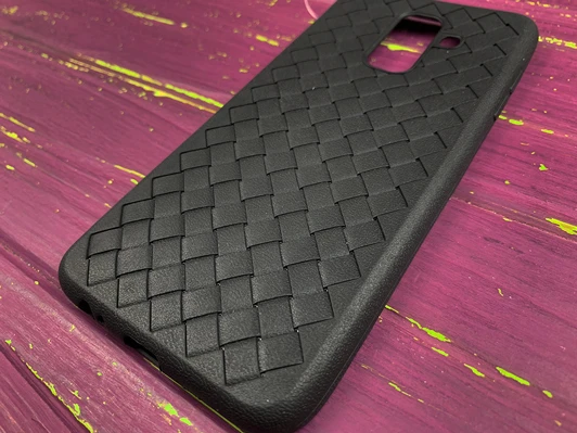 Силікон плетіння Samsung A6+/J8 Black
