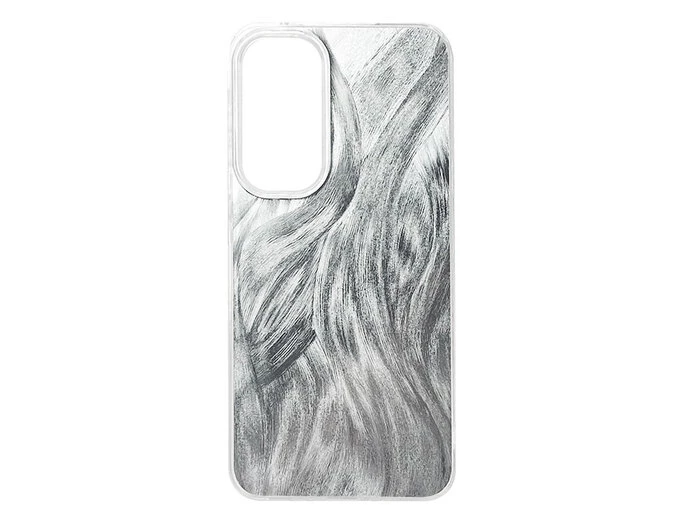 Накладка Paint Stroke Samsung S24 FE silver