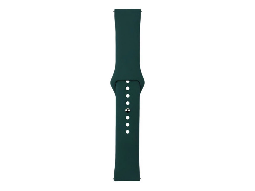 Ремінець Xiaomi Amazfit/Bip/Samsung Silicone 22mm forest green
