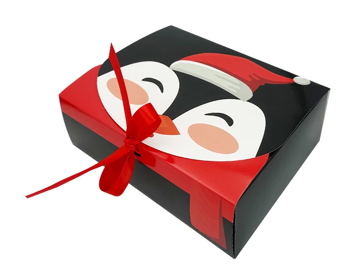 Коробка Новорічна Penguy 27х20х8