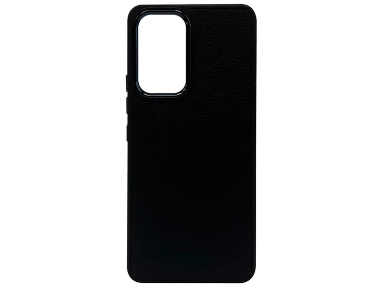 Накладка Colorful Matte Metal Frame Leather Samsung A53 black