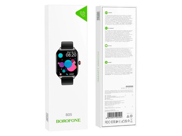 Smart Watch Borofone BD5 black