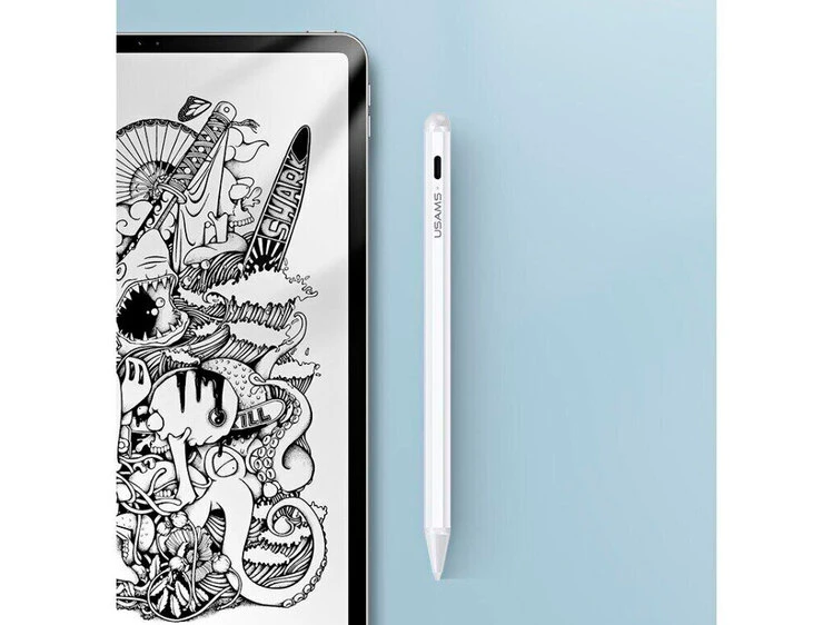 Стилус Usams US-ZB135 Active Touch iPad white