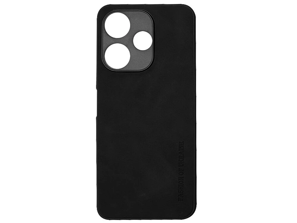 Накладка Nubuck Fashion of Ukraine Redmi 13/Poco M6 black