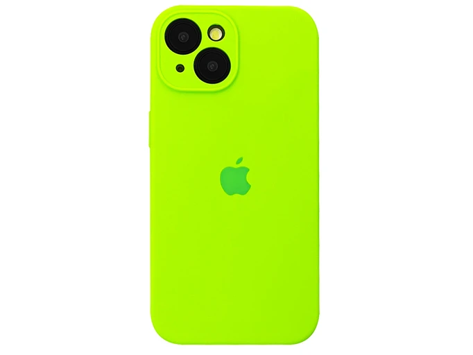 Case soft touch Camera iP 15 (31) neon green