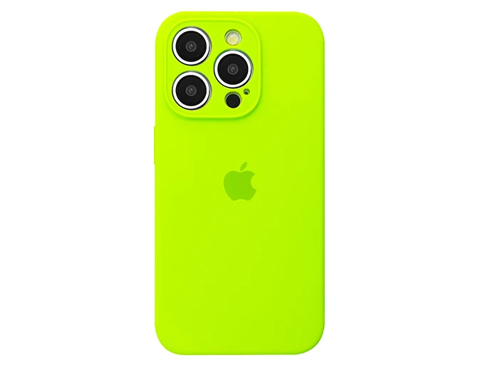 Case soft touch Camera iP 15 Pro (60) party green