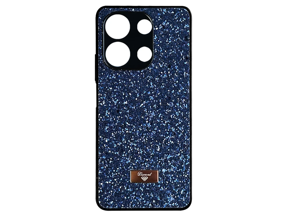Накладка Level Shining Diamond Redmi Note 13 blue