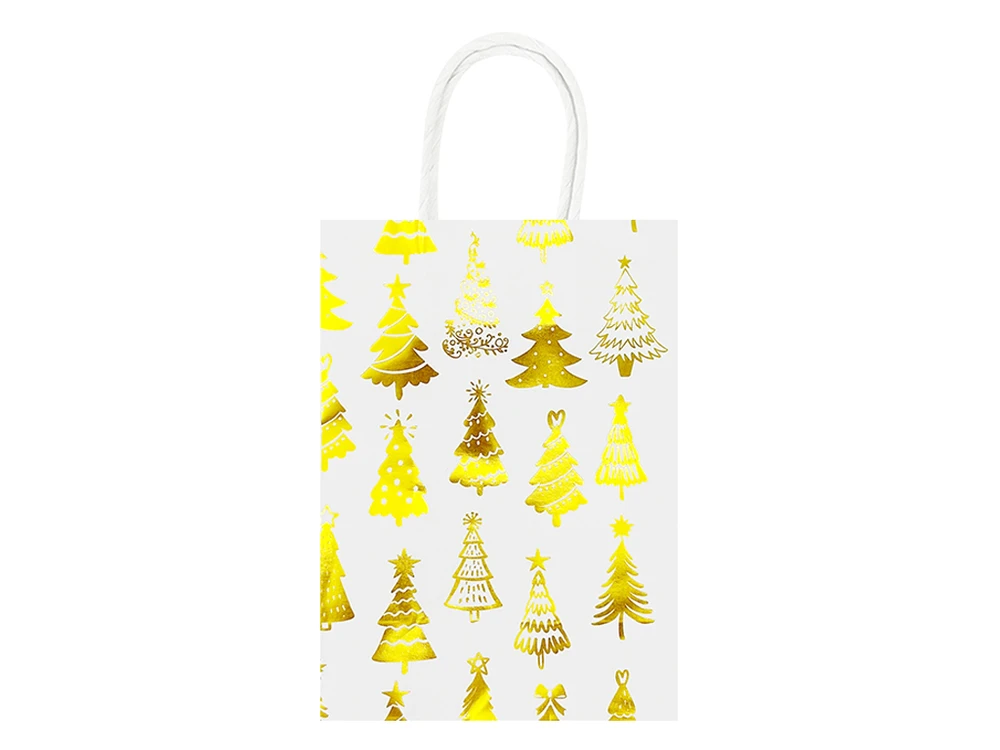 Пакет Новорічний Christmas trees gold