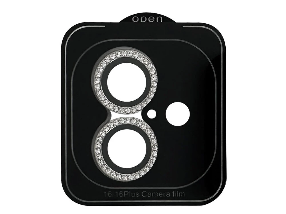 Скло для камери Diamond film iPhone 16/16+ silver