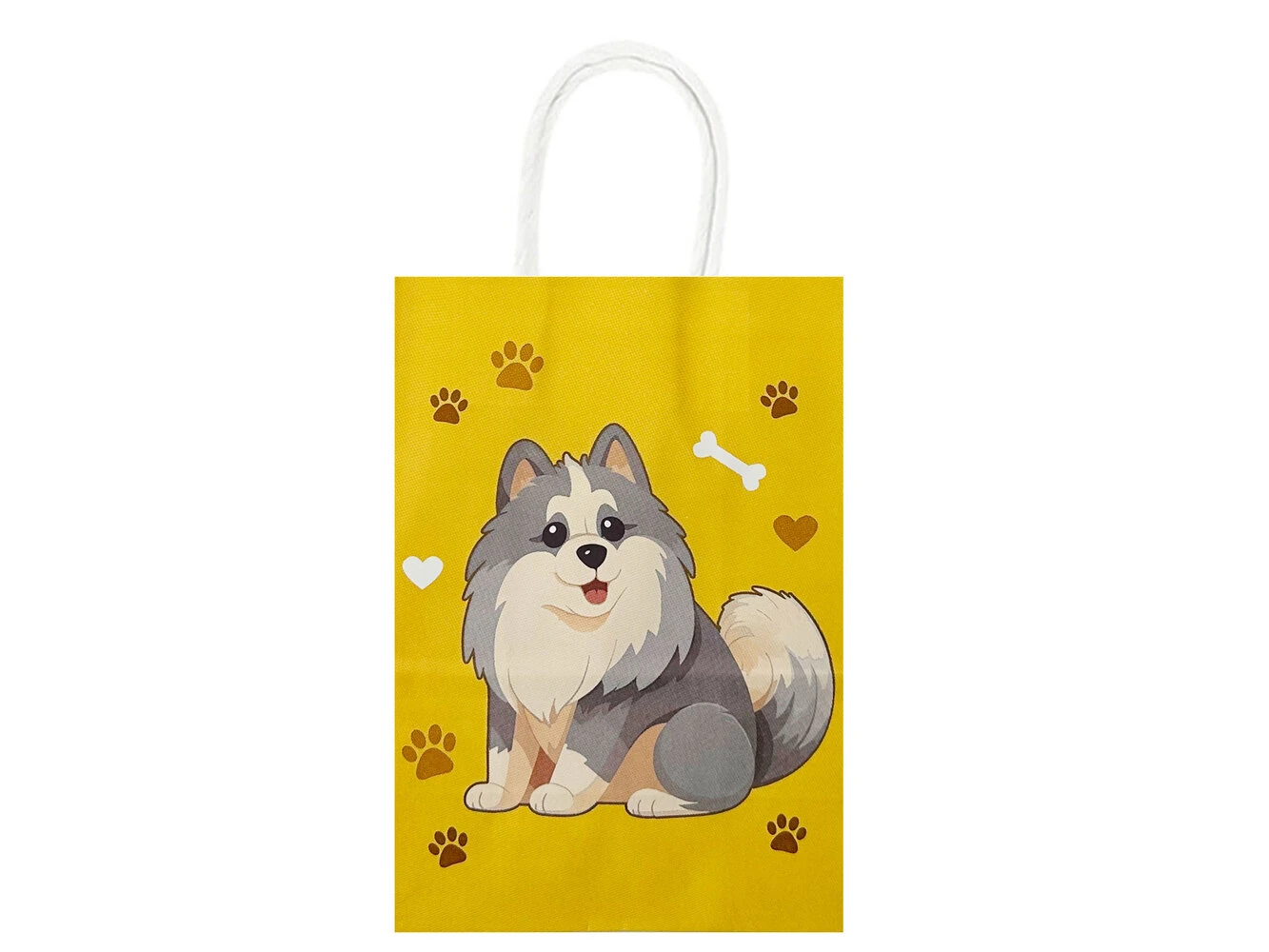 Пакет подарунковий Puppy yellow