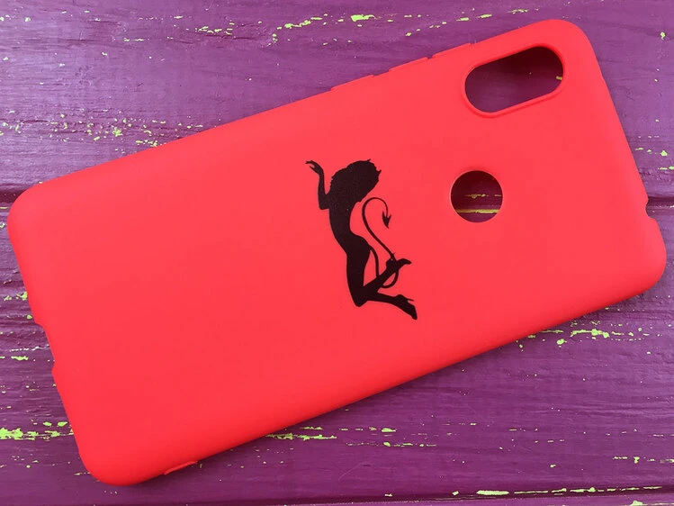 Силикон Candy Redmi Note6/6 Pro дьяволица красная