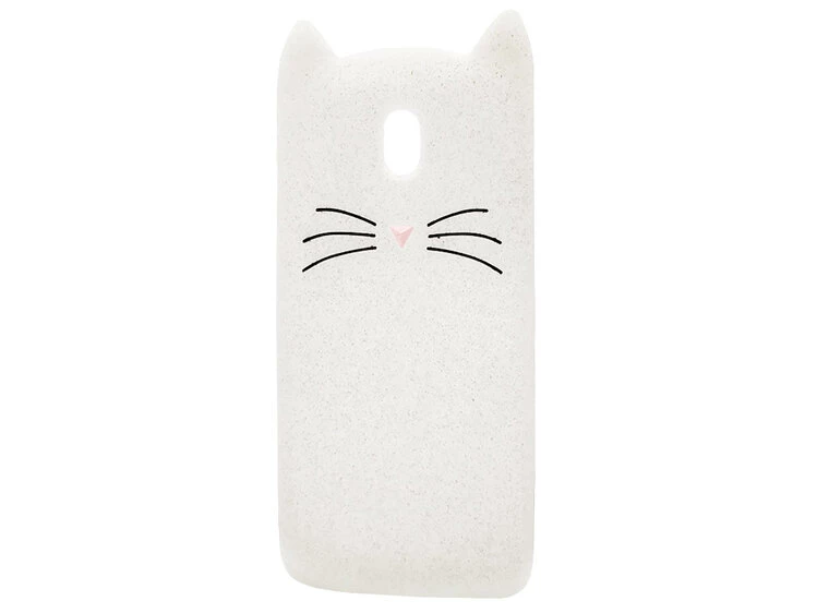 3D КОТ Samsung J530 Белый