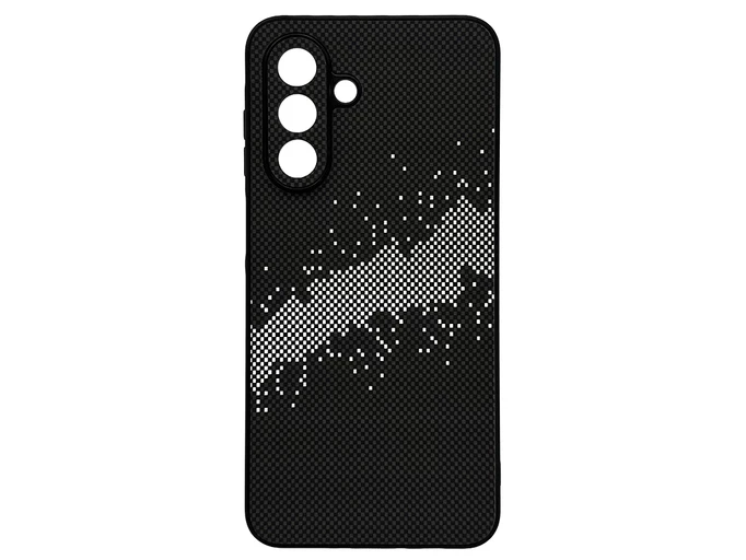 Накладка Elite Carbonique Samsung A56 black/white